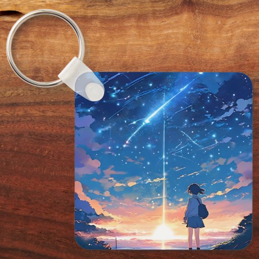 Sternbild mit Sternbildern Schlüsselanhänger (Vorderseite)