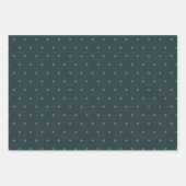 Sternbild mit Türkis Geschenkpapier Set (Vorderseite)