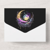 Sternbild Mondfinsternis All In One Einladung (Rückseite)