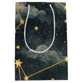 Sternbild-Muster (1) Mittlere Geschenktüte (Vorderseite)