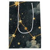 Sternbild-Muster (1) Mittlere Geschenktüte (Rückseite)