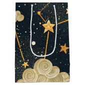 Sternbild-Muster (2) Mittlere Geschenktüte (Rückseite)