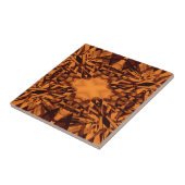 Sternbild Orange Kaleidoskop Fliese (Seite)