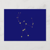 Sternbild Orion Postkarte (Vorderseite)