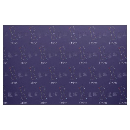 Sternbild Orion Stoff (Fat Quarter (45,7 x 55,9 cm))