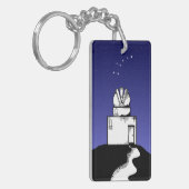 Sternbild Polaris Schlüsselanhänger (Vorderseite links)