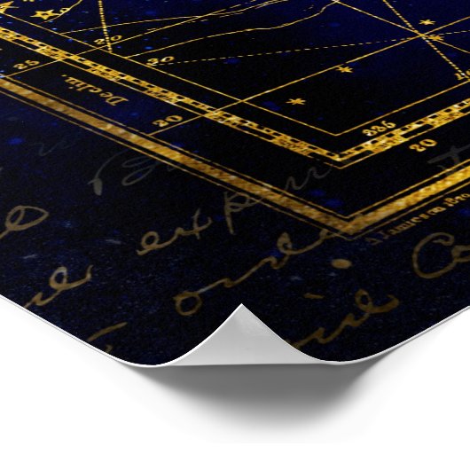 Sternbild Poster (Ecke)