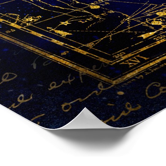 Sternbild Poster (Ecke)