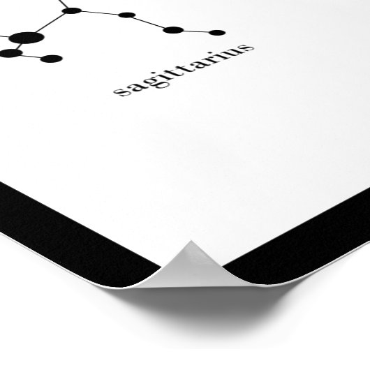 Sternbild Poster (Ecke)