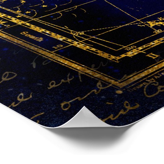 Sternbild-Poster Poster (Ecke)