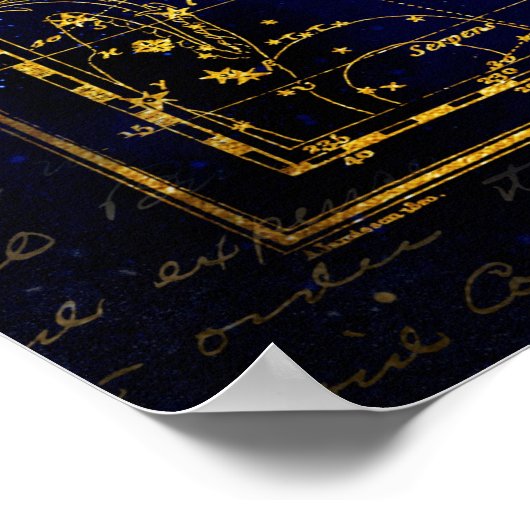 Sternbild-Poster Poster (Ecke)