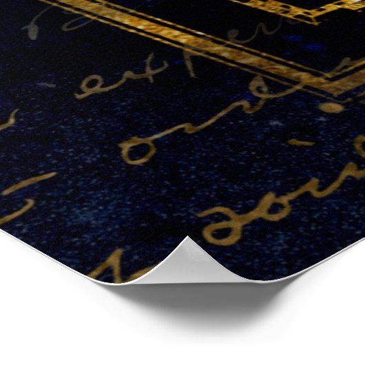 Sternbild-Poster Poster (Ecke)