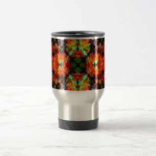 Sternbild Rotes Kaleidoskop Reisebecher