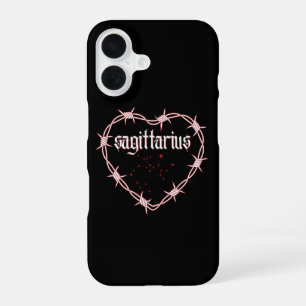Sternbild Schütze Gothic Edgy Geburtstag iPhone 16 Hülle