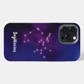 Sternbild Schütze iPhone Hülle (Rückseite (Horizontal))