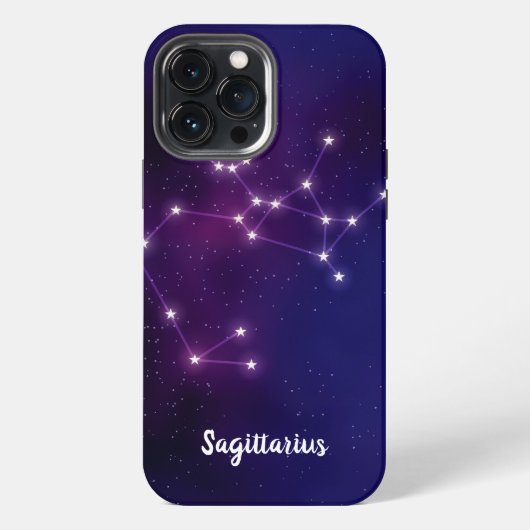 Sternbild Schütze iPhone Hülle (Rückseite)