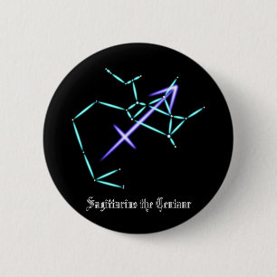 Sternbild Schütze Knopf Button