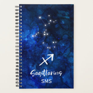Sternbild Schütze Zodiac Galaxie Monogramm Planer