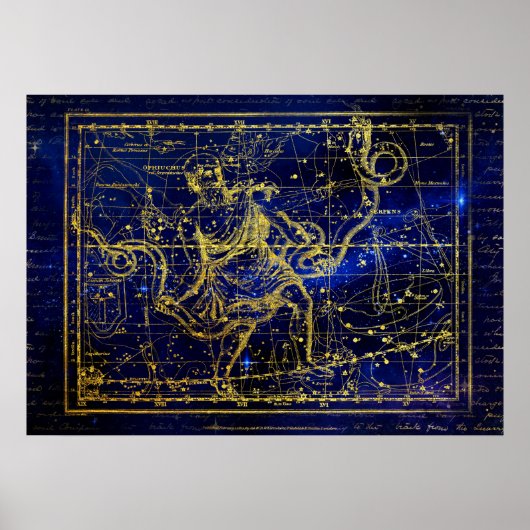 Sternbild Serpens Poster (Vorne)