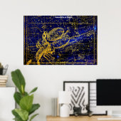 Sternbild Skorpion Poster (Heimbüro)