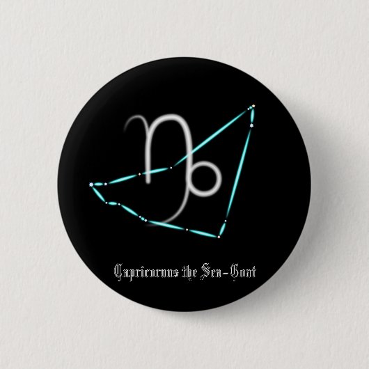 Sternbild Steinbock-Taste Button (Vorderseite)