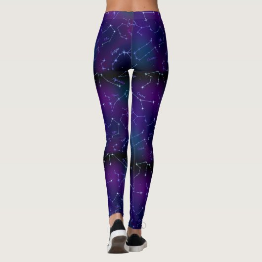 Sternbild-Sternbild Leggings (Rückseite)