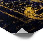 Sternbild-Sternbild Poster (Ecke)