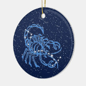 Sternbild & Sternzeichen mit Sternen Keramik Ornament (Links)