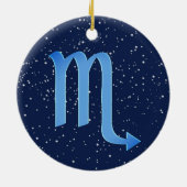 Sternbild & Sternzeichen mit Sternen Keramik Ornament (Hinten)