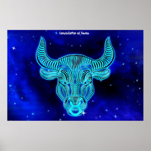 Sternbild Stier Poster