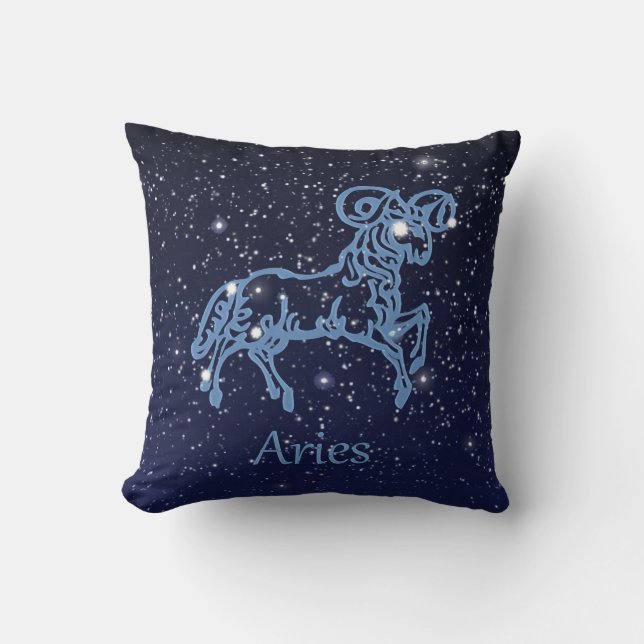 Sternbild und Sternzeichen Kissen (Vorderseite)
