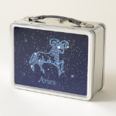 Sternbild und Sternzeichen Metall Lunch Box (Rückseite)