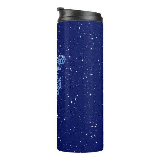 Sternbild und Sternzeichen Thermosbecher (Nach rechts gedreht)