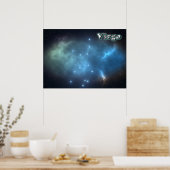 Sternbild Virgo Poster (Küche)