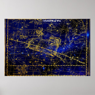 Sternbild Widder Poster