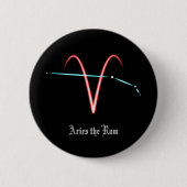 Sternbild Widder-Taste Button (Vorderseite)