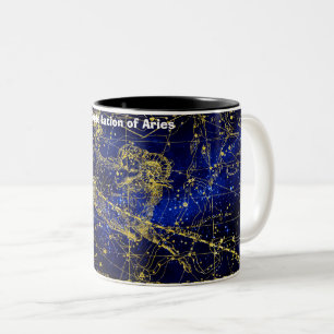 Sternbild Widder Zweifarbige Tasse