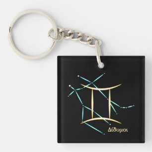 Sternbild Zwillinge Schlüsselanhänger