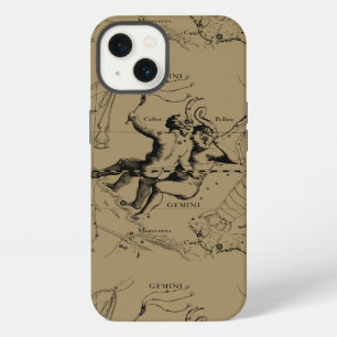 Sternbild Zwillinge Tierkreis Hevelius um 1690 iPhone 13 Hülle