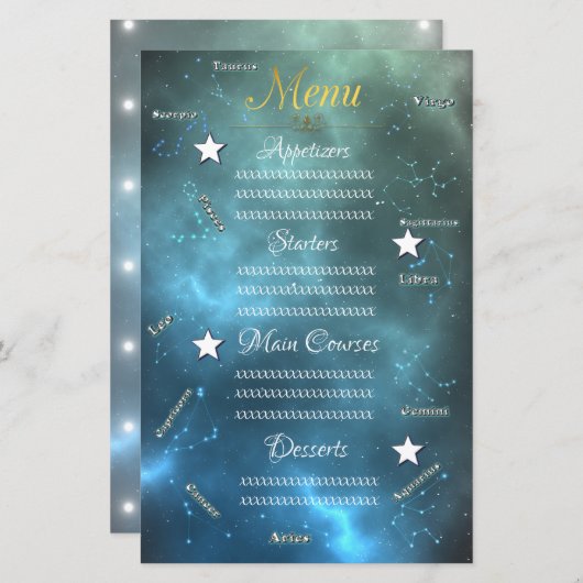 Sternbilder (Vorne/Hinten)