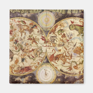 Sternbilder, alte Astronomie, Frederik de Wit Magnet