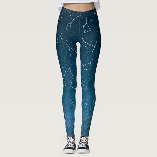 Sternbilder der Nacht Leggings (Vorderseite)