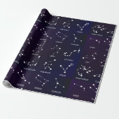 Sternbilder des Zodiakus basteln oder Geschenk Geschenkpapier (Ungerollt)