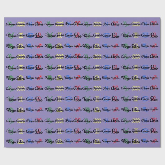 Sternbilder Geschenkpapier (Flach)