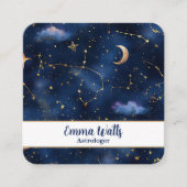 Sternbilder Quadratische Visitenkarte (Vorderseite)