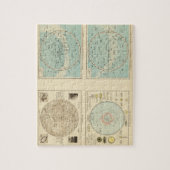 Sternbilder, Sonnensystem, Mond Puzzle (Vertikal)
