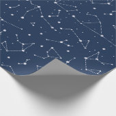 Sternbilder Sternenhimmel Geschenkpapier (Ecke)
