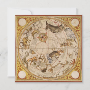 Sternbilder Südhimmel Vintage-Astronomie