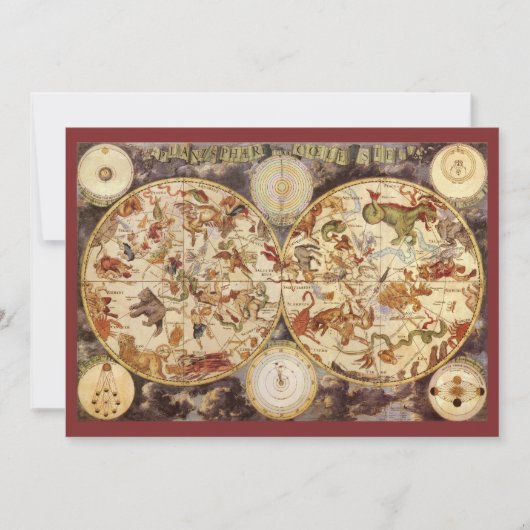 Sternbilder, Vintage Astronomie, Frederik de Wit (Vorderseite)