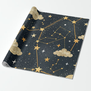 Sternbildmuster (2) geschenkpapier